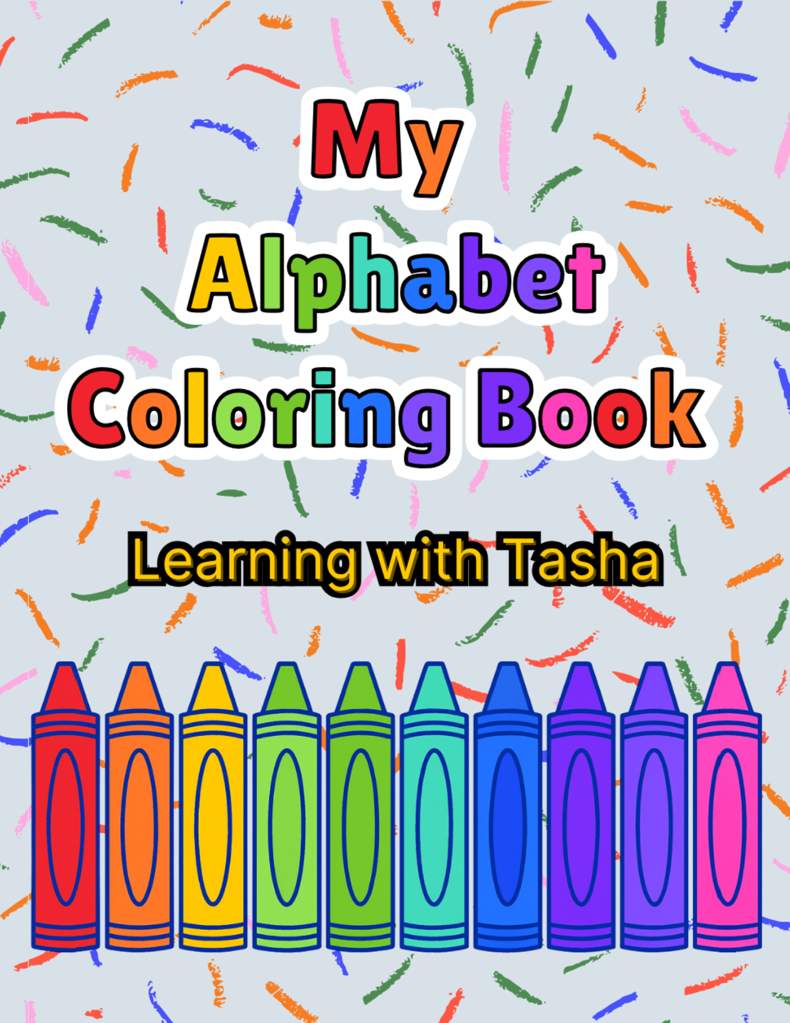 My Alphabet Coloring Book – Crafting With Tasha
