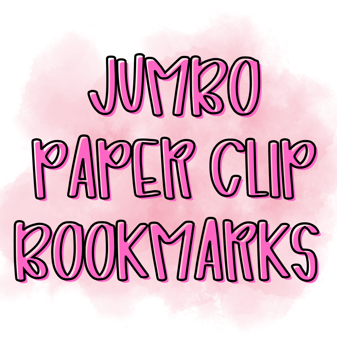 Jumbo Paperclip Bookmarks