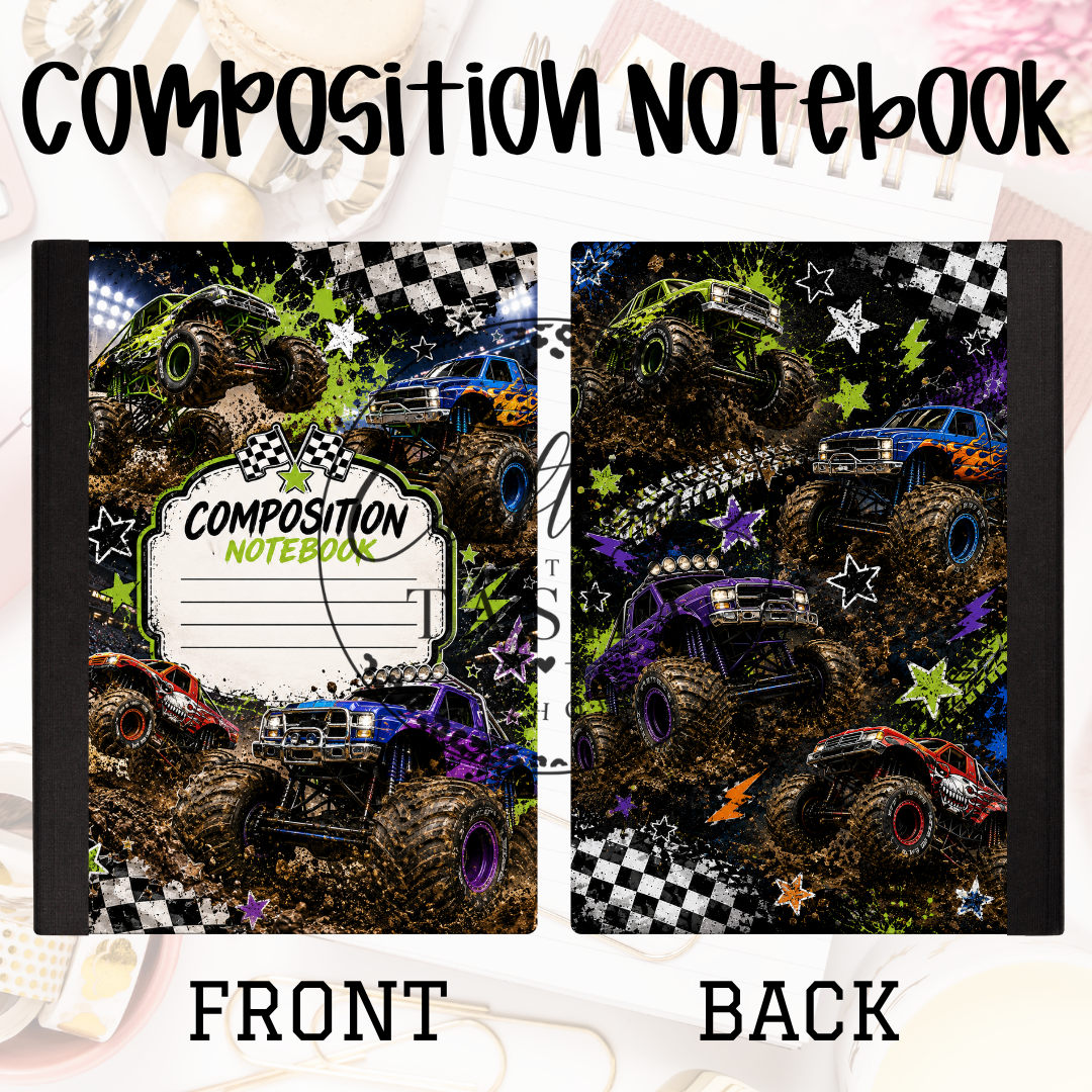 Monster Truck Composition Notebook