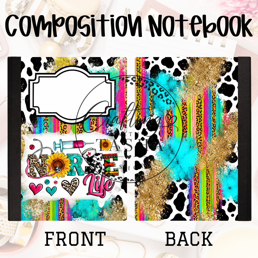 Nurse Life Composition Notebook