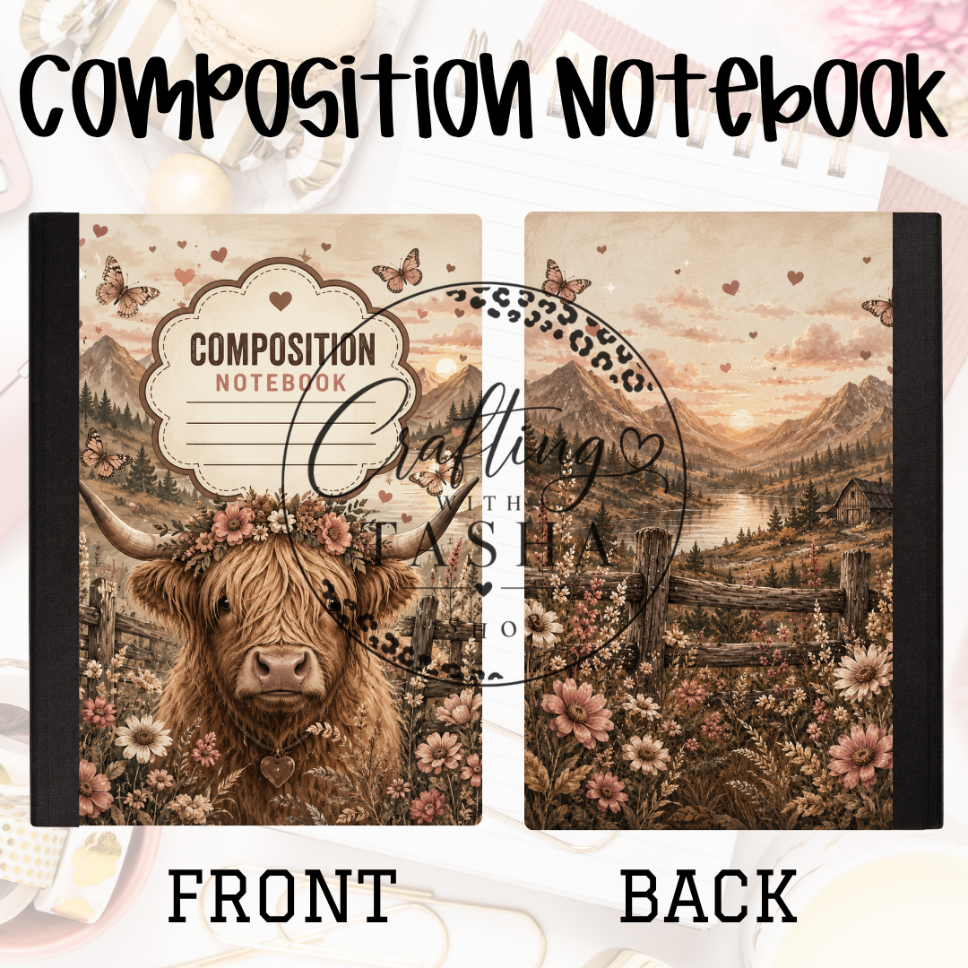 Cow Composition Notebook
