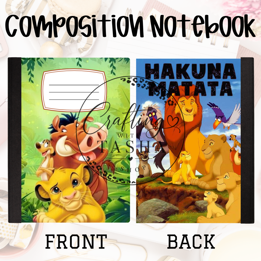 Lion Composition Notebook