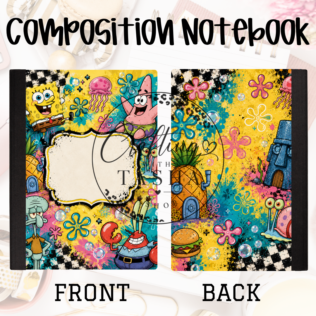 Sponge Dude Composition Notebook