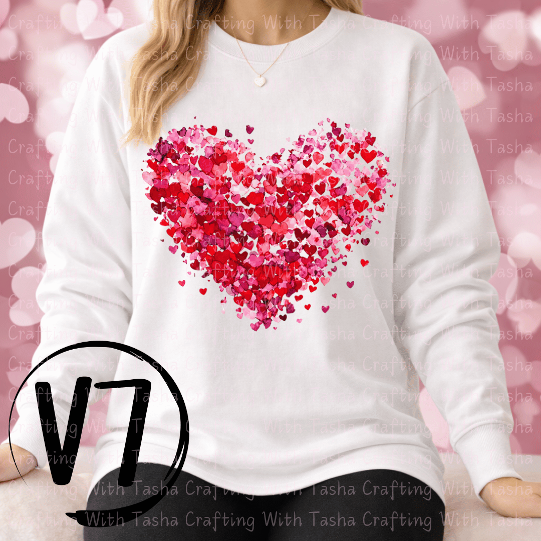 Heart Valentine Sweatshirt for Women ⭐