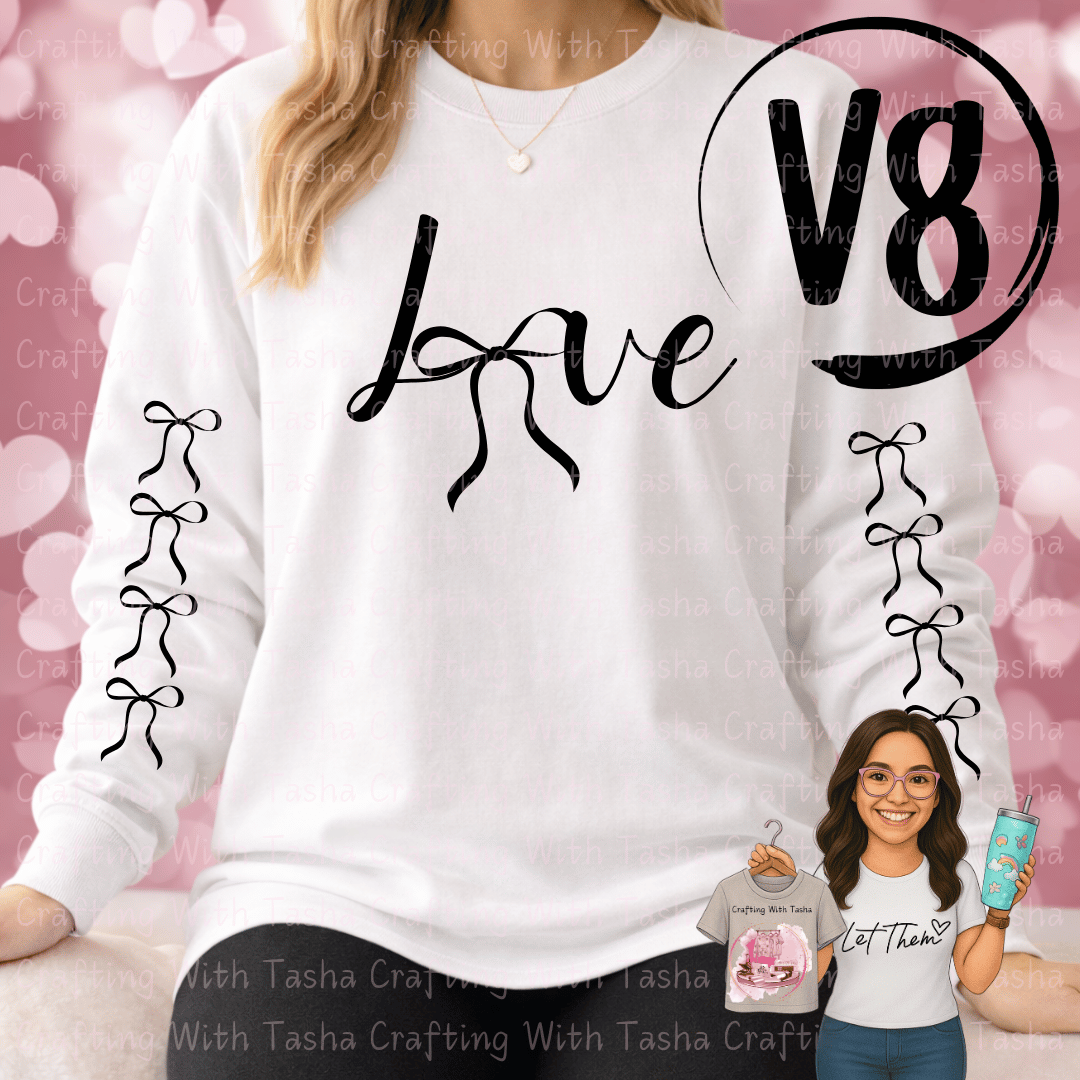 Love Bow Valentine Sweatshirt ⭐