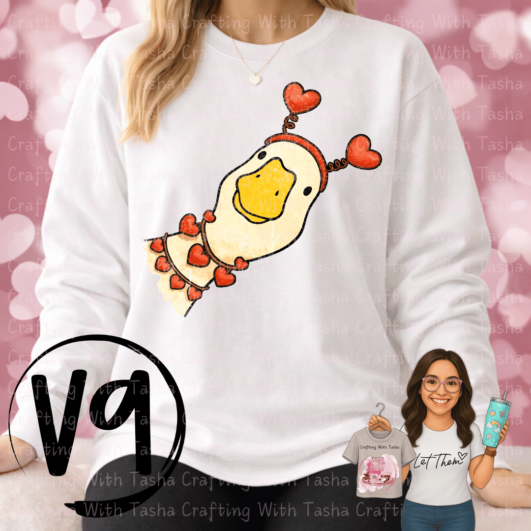 Sweet Duck Valentine Graphic Tee