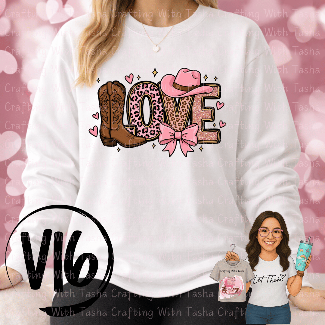 Western Love Valentine Sweatshirt ⭐