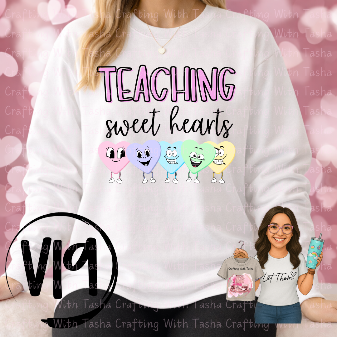 Teaching Sweet Hearts Valentine Sweatshirt ⭐