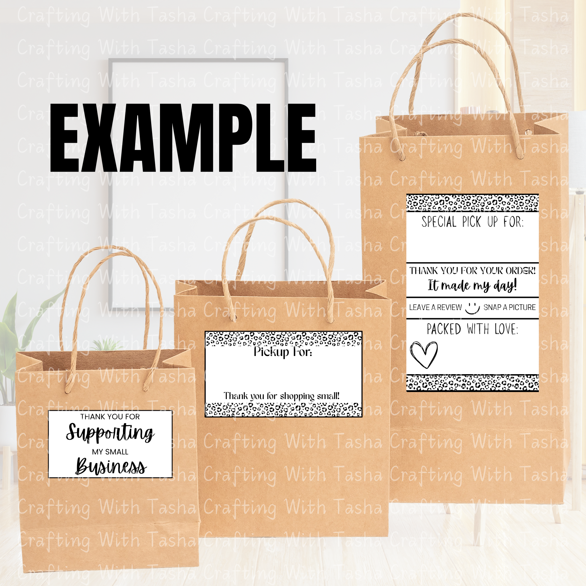 2X3 Thermal Packaging Stickers