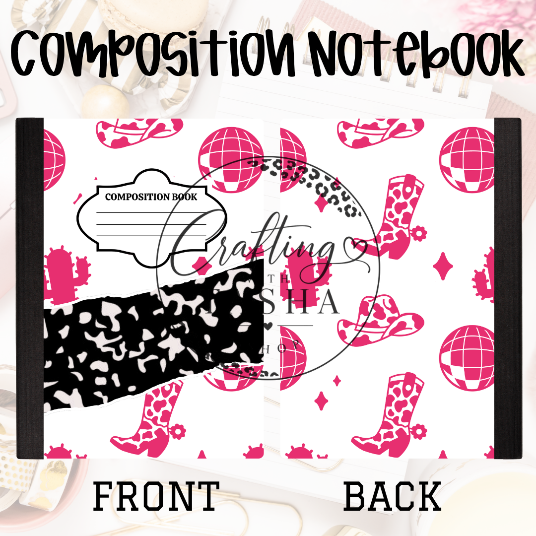 Flower/Yellow Composition Notebook