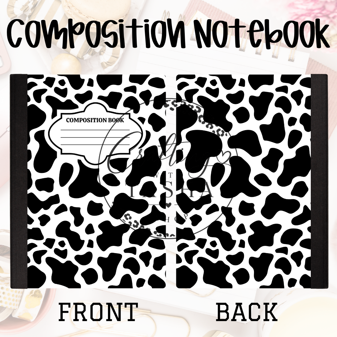 Cow Print Composition Notebook (Copy)