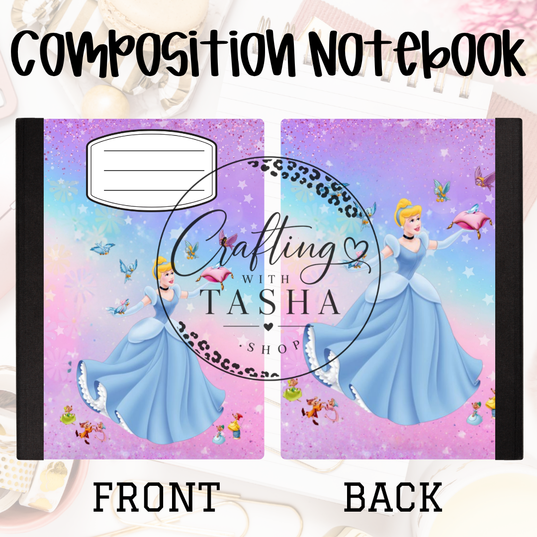 Blue Dress Princess Composition Notebook