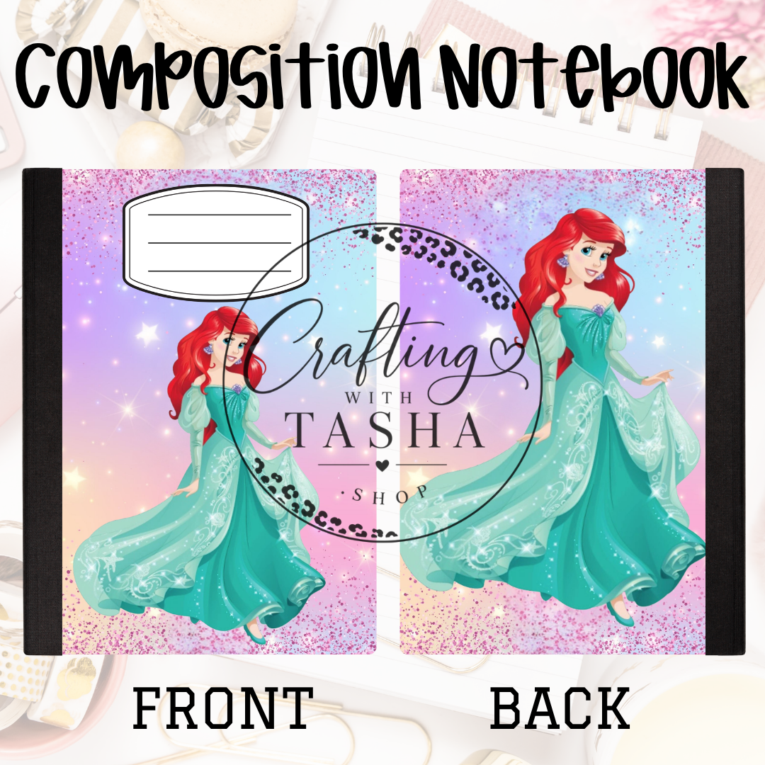 Red Hair Princess Composition Notebook