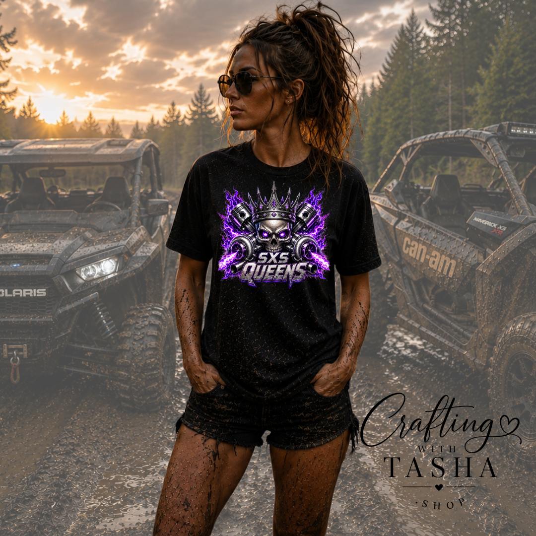 SXS Queens Full Front Purple Logo