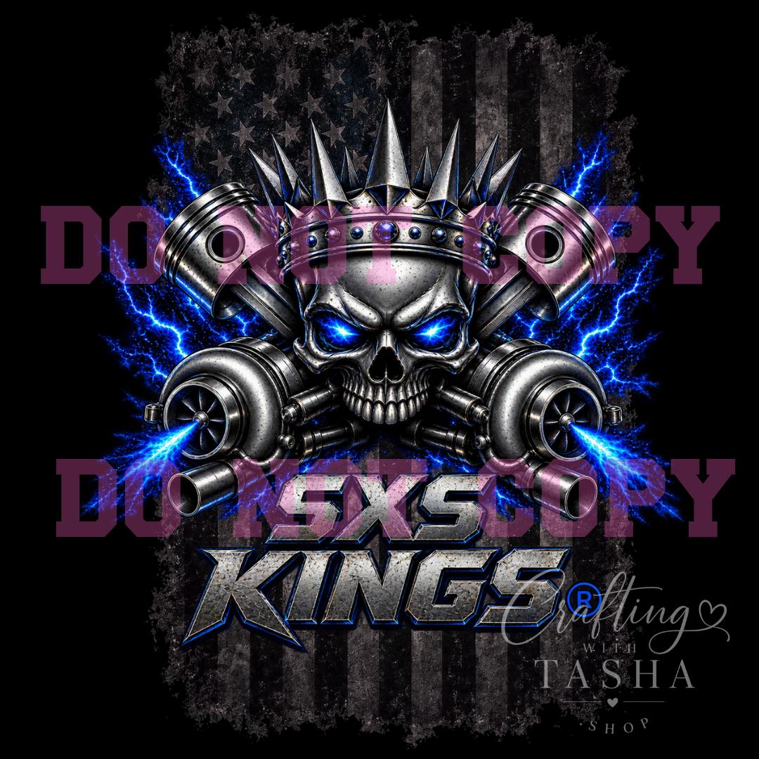 SXS Kings Full Front Blue Logo