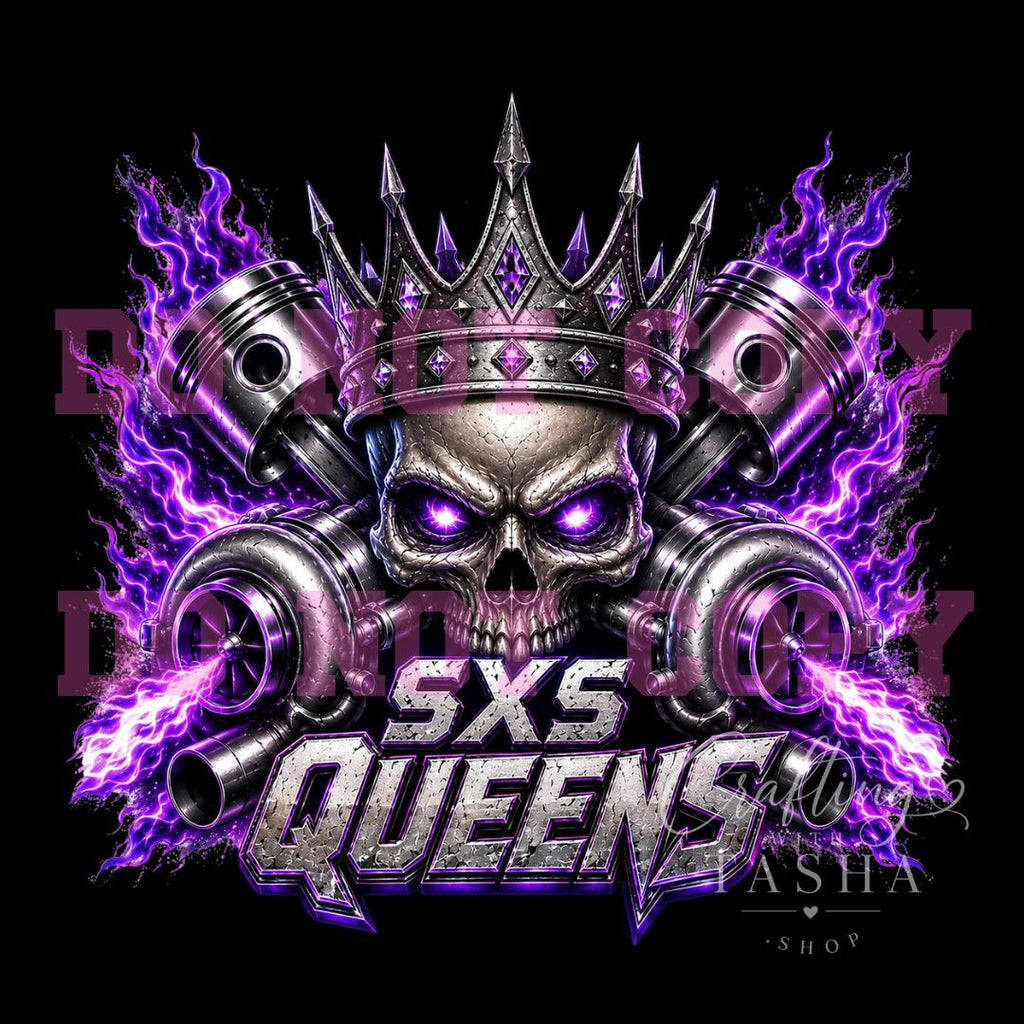 SXS Queens Full Front Purple Logo