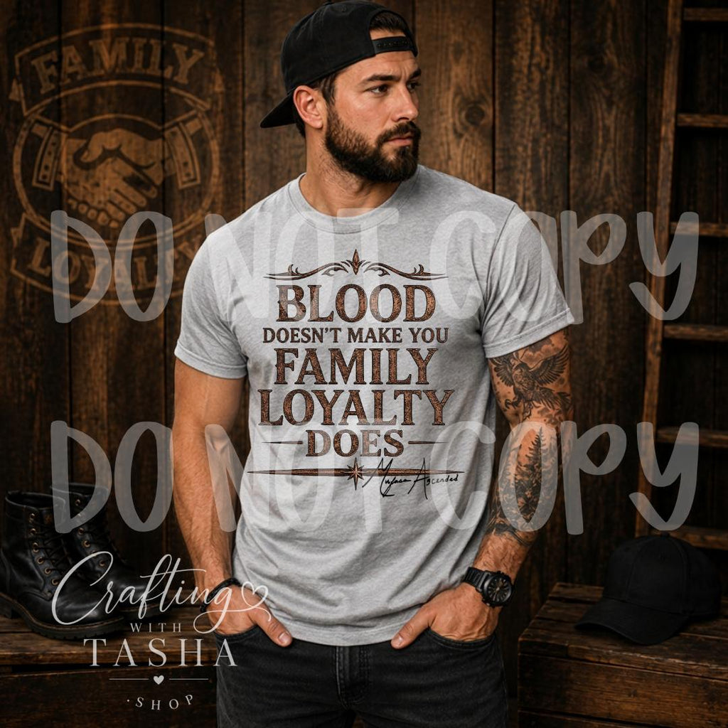 Mufasa Ascended Blood Doesn't Make You Family Signature