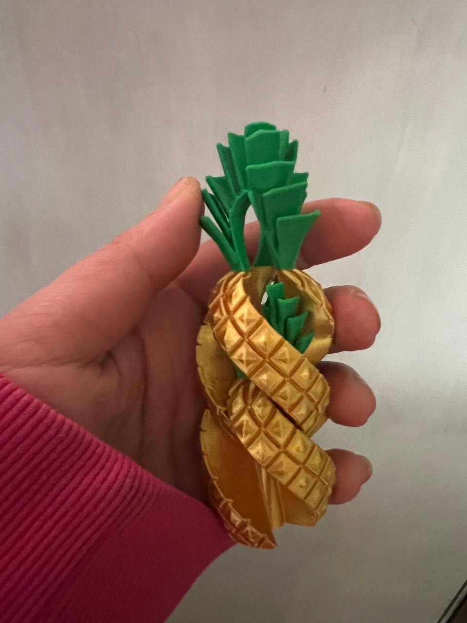 Articulated Pineapple Fidget Toy – 3D Printed Flexible Sensory Desk Toy | Tropical Flex Figure