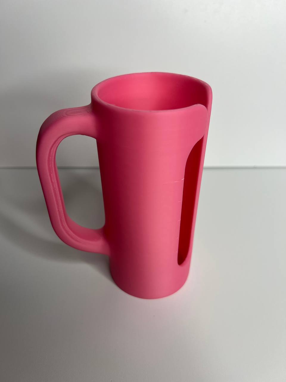 3D Printed Can Holder with Handle – Reusable Energy Drink Cup Sleeve | Fits 12oz Slim Cans