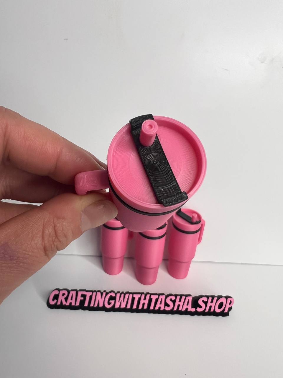 Mini Tumbler Chapstick Holder – 3D Printed Lip Balm Holder Keychain | Cute Cup Style Lip Balm Case