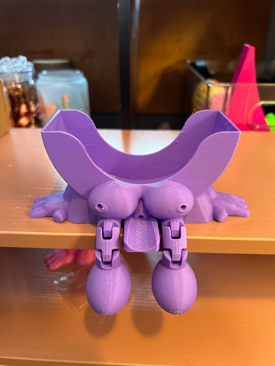 3D Printed Leaking Scrub Mommy Holder with Drain – Sponge Daddy & Scrub Mommy Sink Organizer