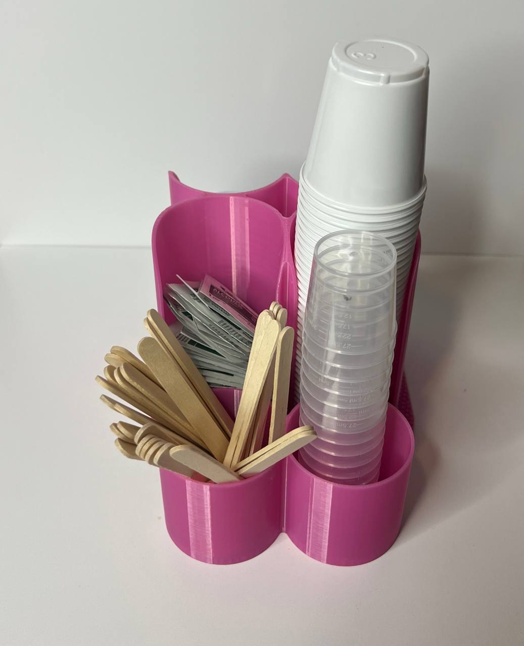 3D Printed Multi-Purpose Craft Organizer | Tumbler Supply Holder | Universal Countertop Caddy – Custom Color