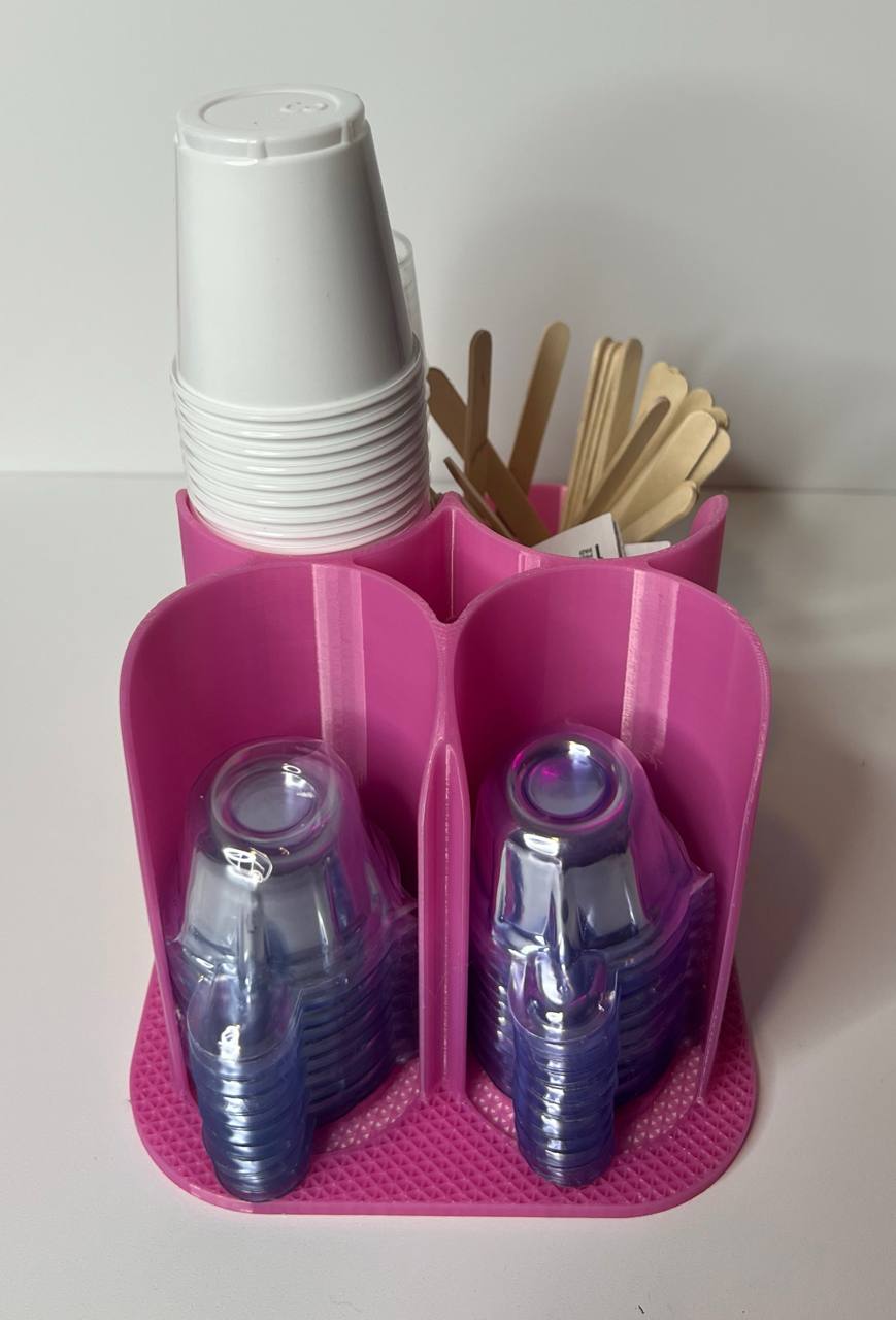 3D Printed Multi-Purpose Craft Organizer | Tumbler Supply Holder | Universal Countertop Caddy – Custom Color
