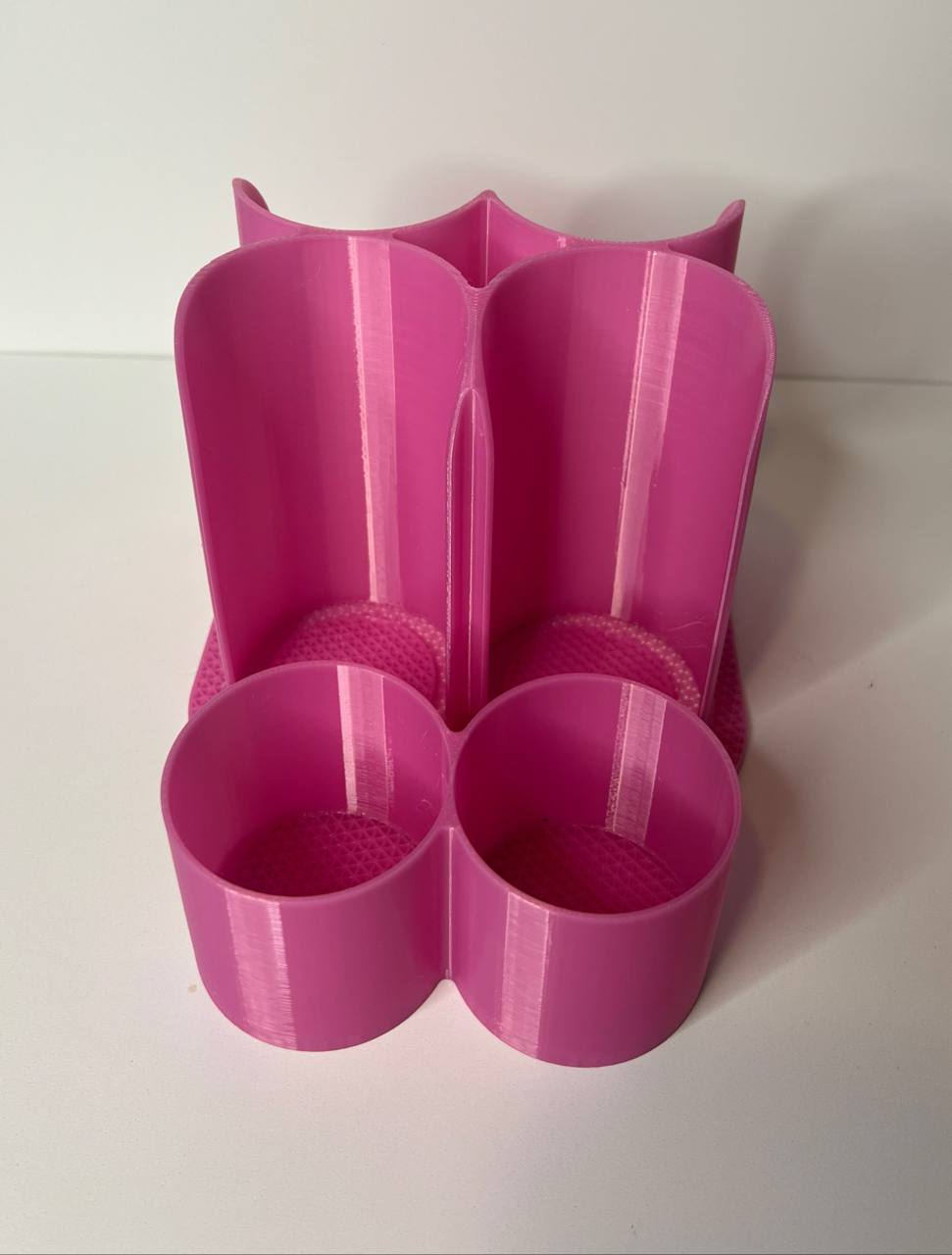 3D Printed Multi-Purpose Craft Organizer | Tumbler Supply Holder | Universal Countertop Caddy – Custom Color