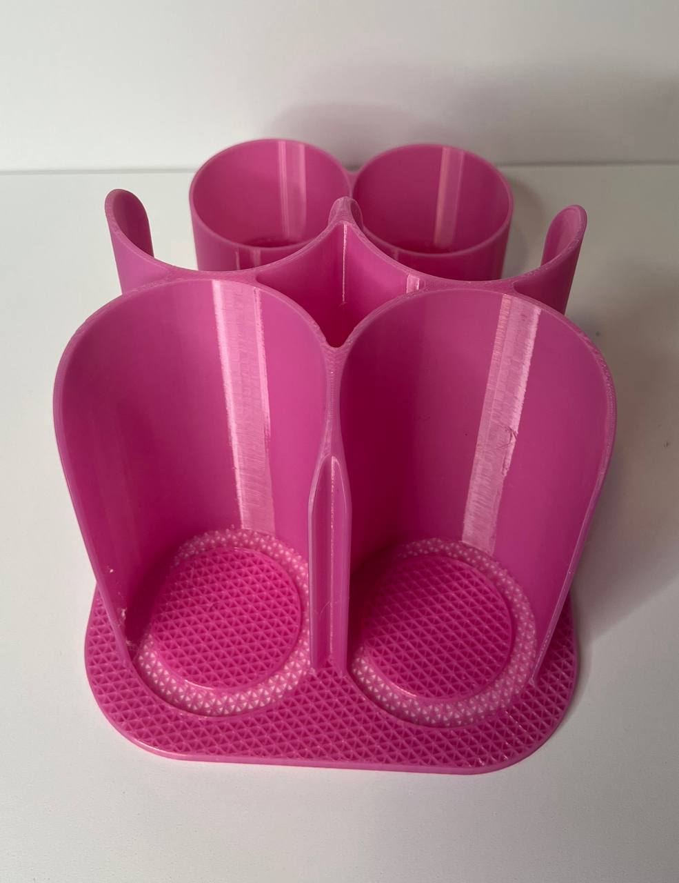 3D Printed Multi-Purpose Craft Organizer | Tumbler Supply Holder | Universal Countertop Caddy – Custom Color
