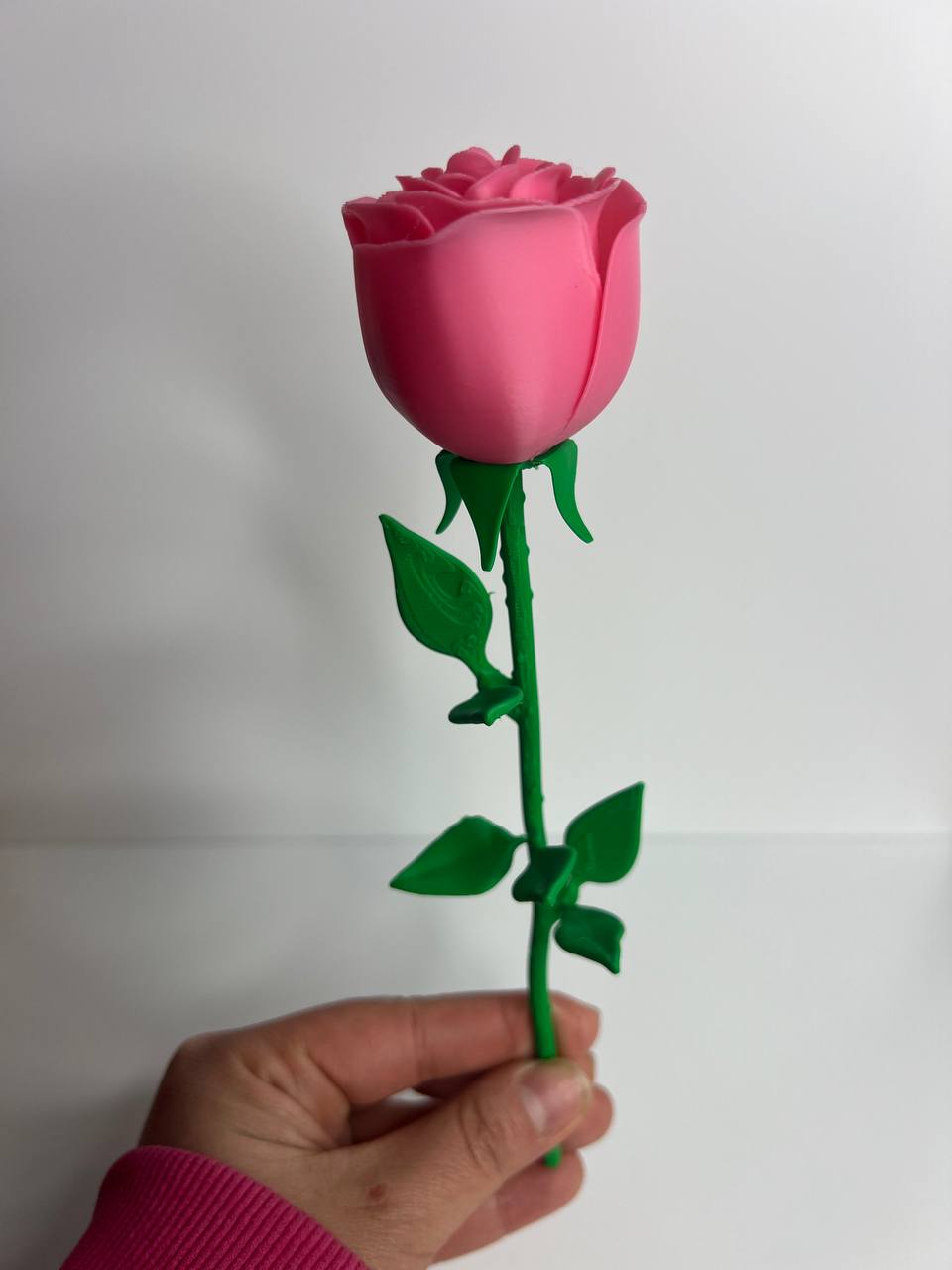 3D Printed Rose – Forever Flower Gift | Handmade Decorative Rose | Custom Color Available