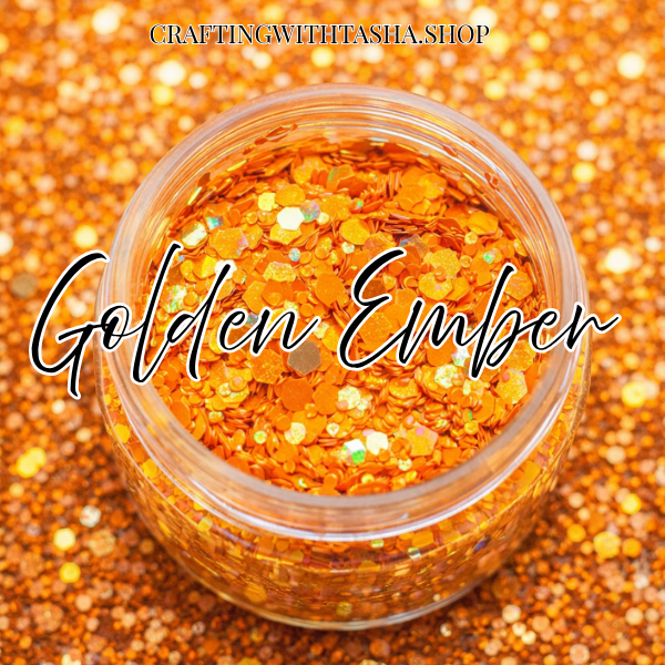 GOLDEN EMBER - Chunky Glitter