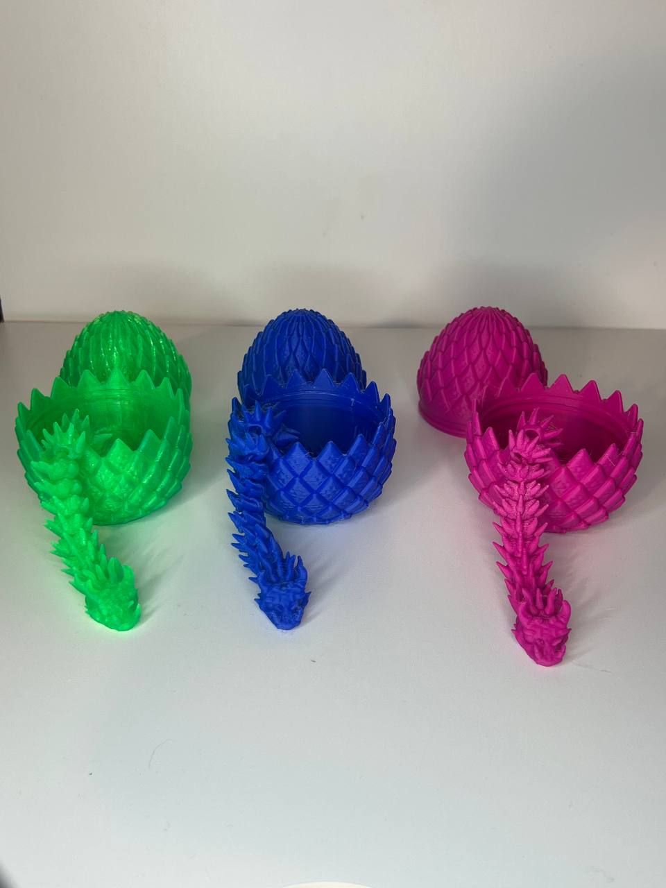 3D Printed dragons and Eggs