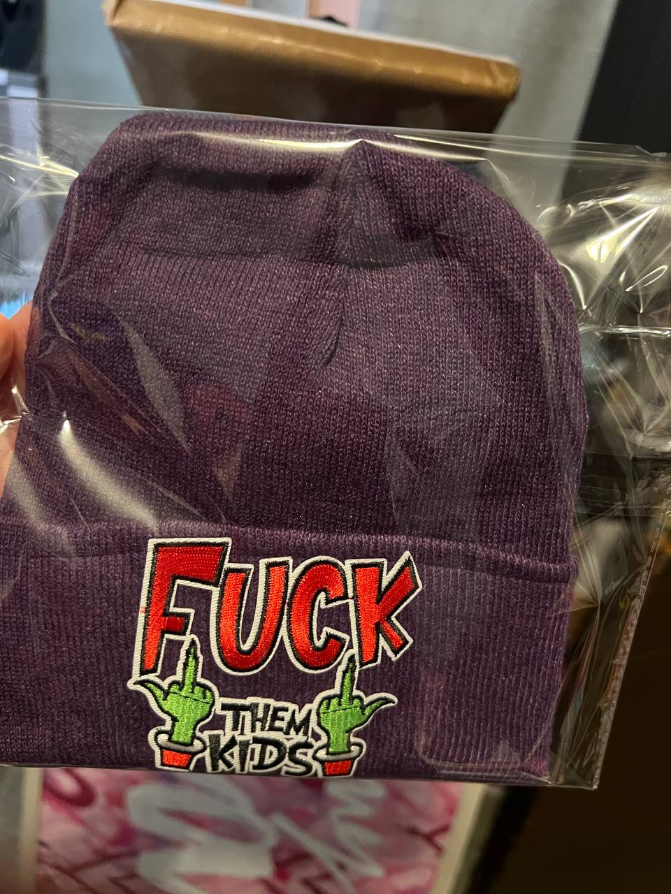 Funny Adult Hat Patch | Embroidered Patch | Patch Only or Beanie Option