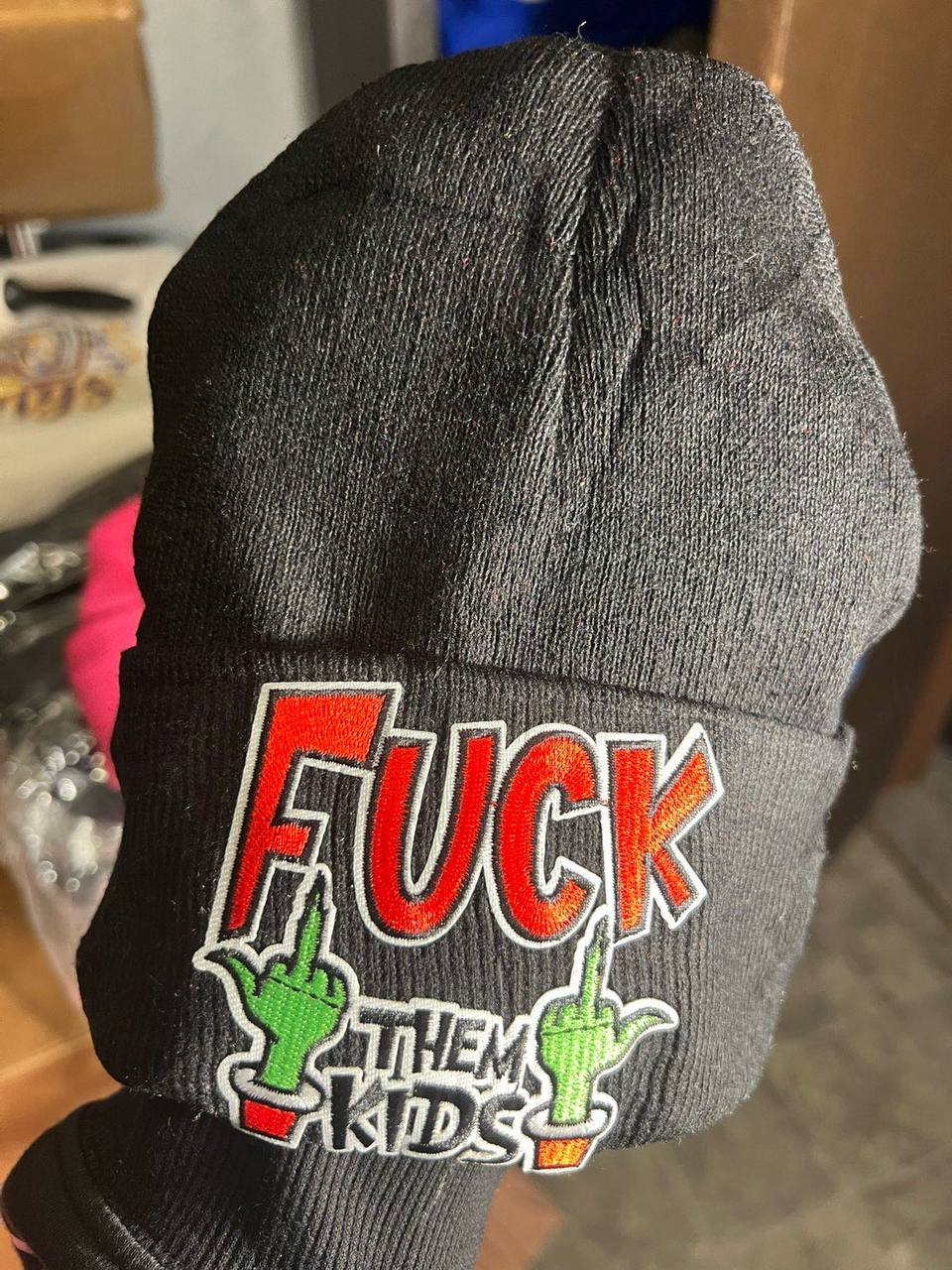 Funny Adult Hat Patch | Embroidered Patch | Patch Only or Beanie Option