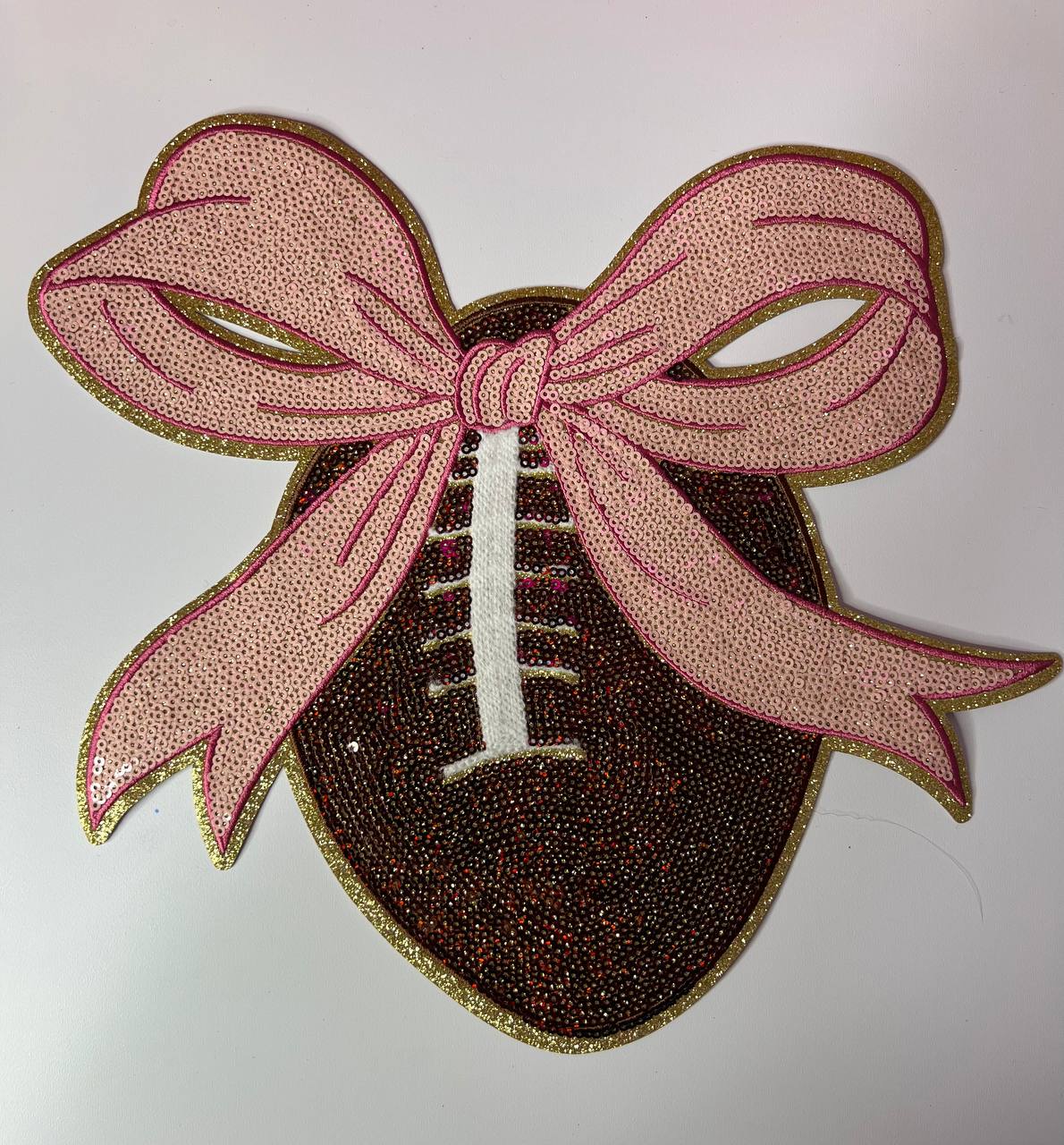 Football Sequins Shirt Patch