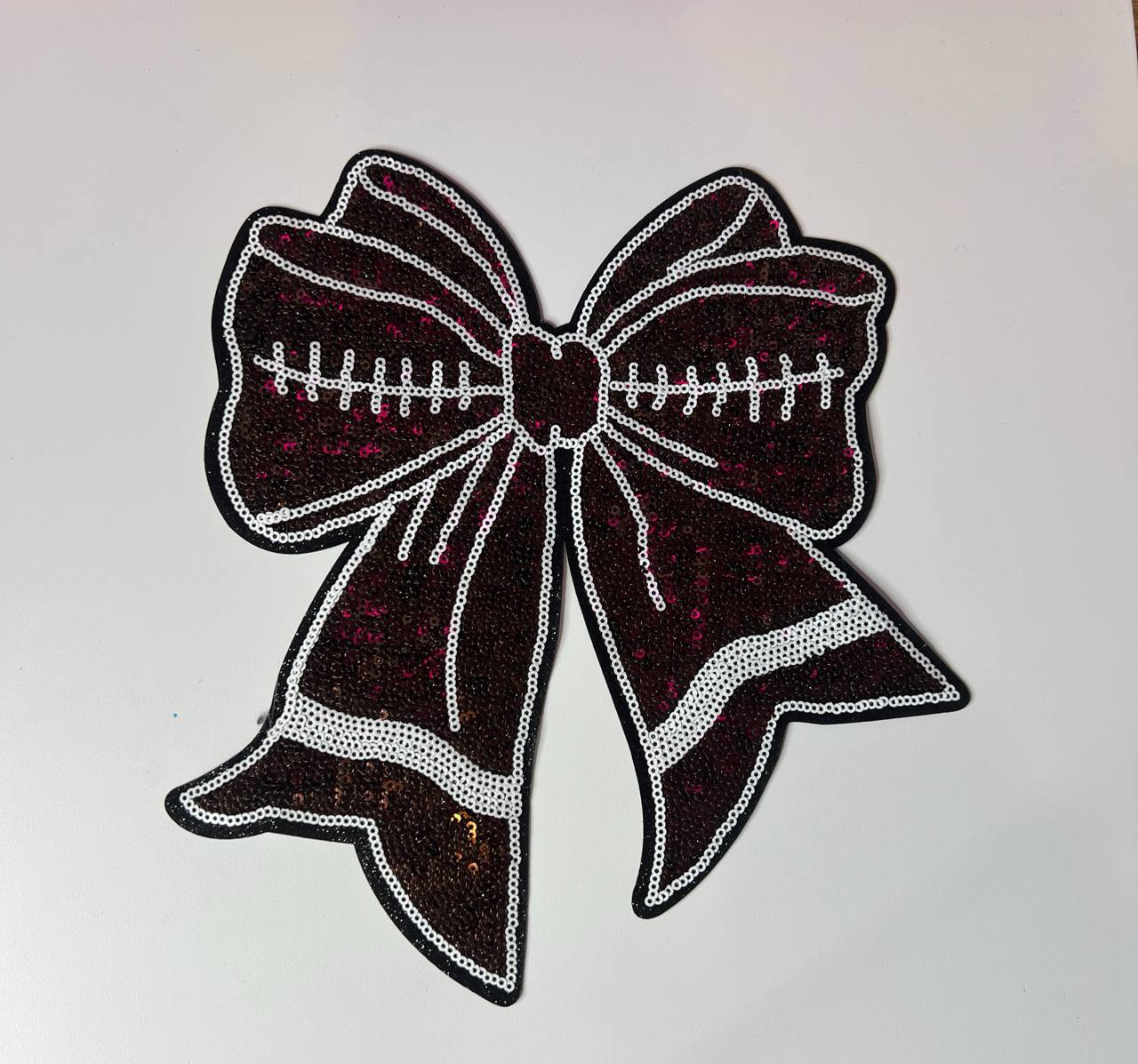 Sequins red and gold Shirt Patch