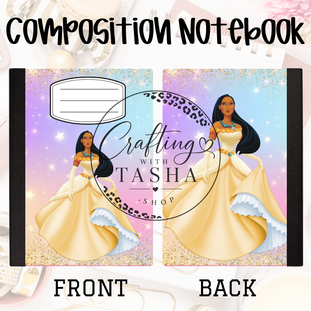 P Princess Composition Notebook