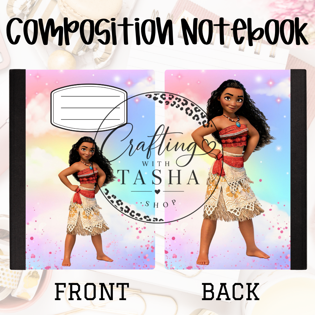 M Princess Composition Notebook