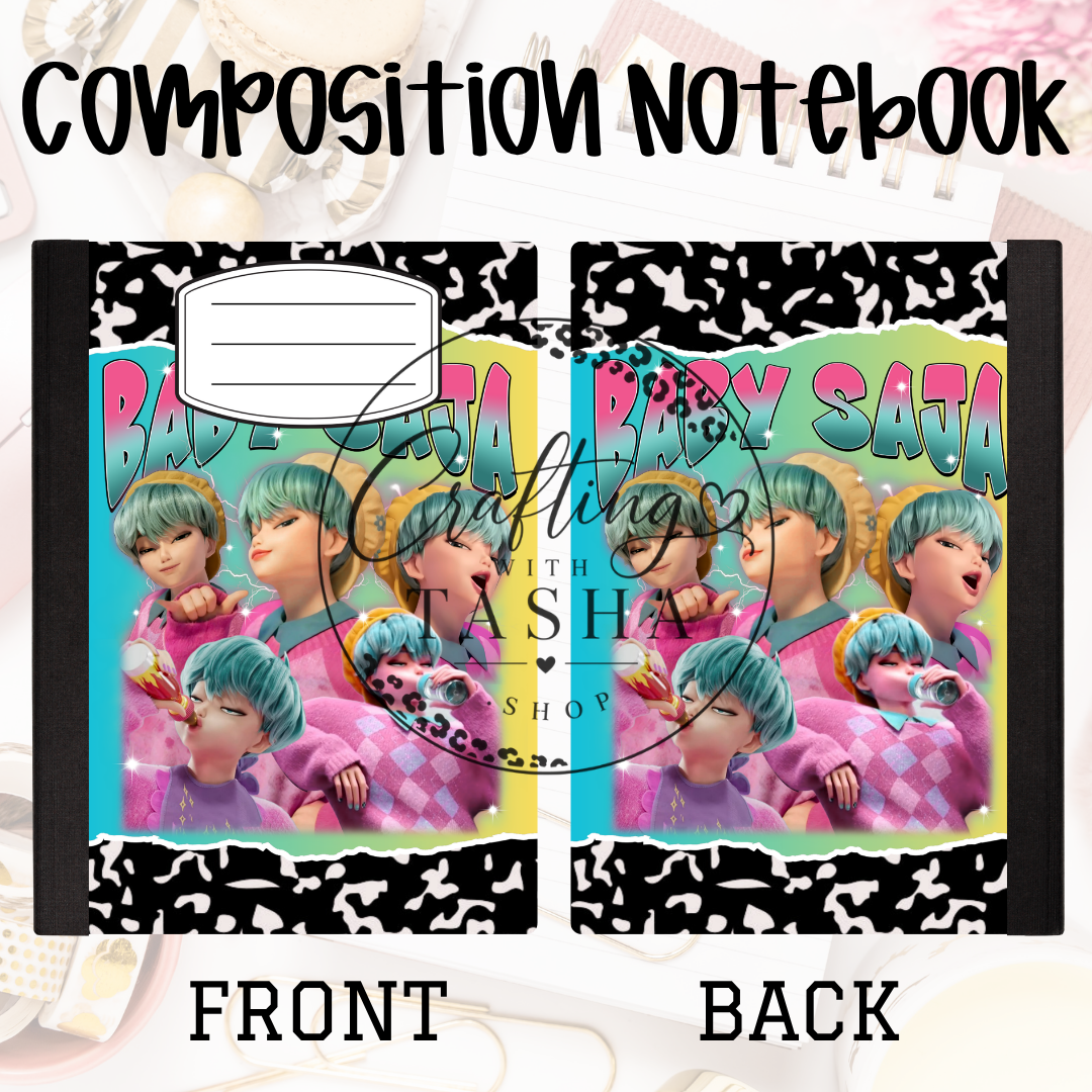 Baby Saja Composition Notebook