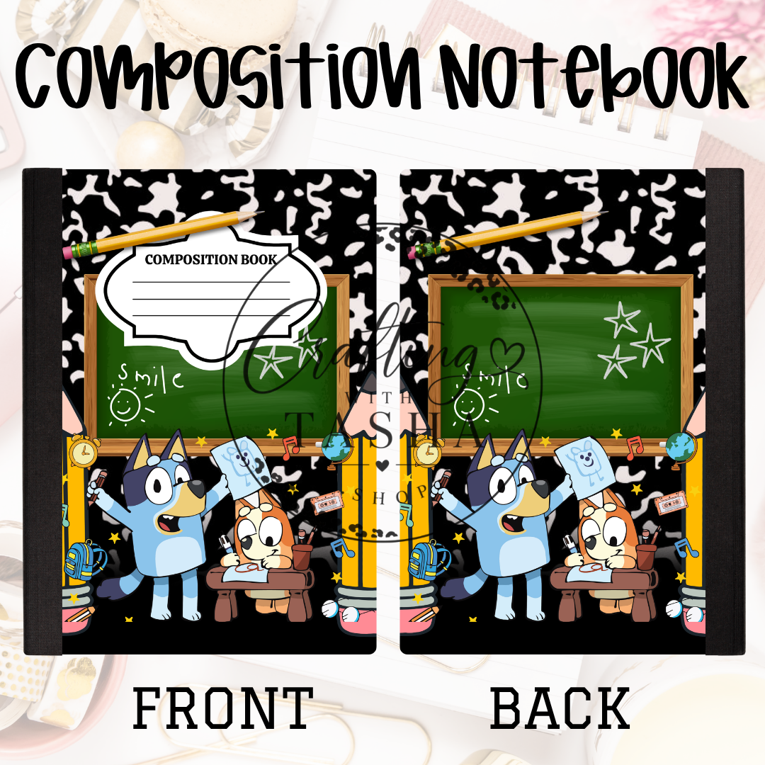 Blue Dog Composition Notebook