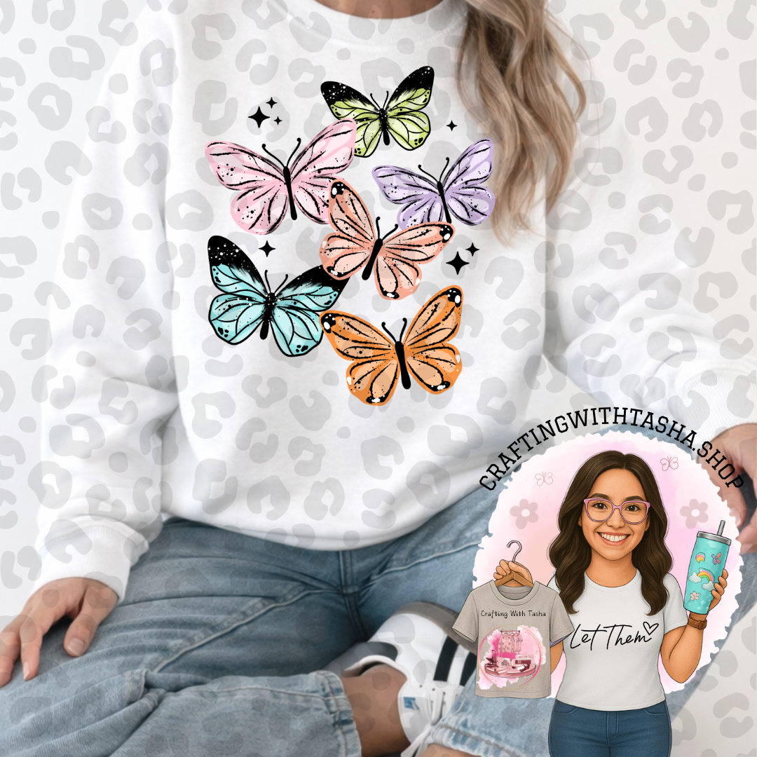 Colored Butterflys