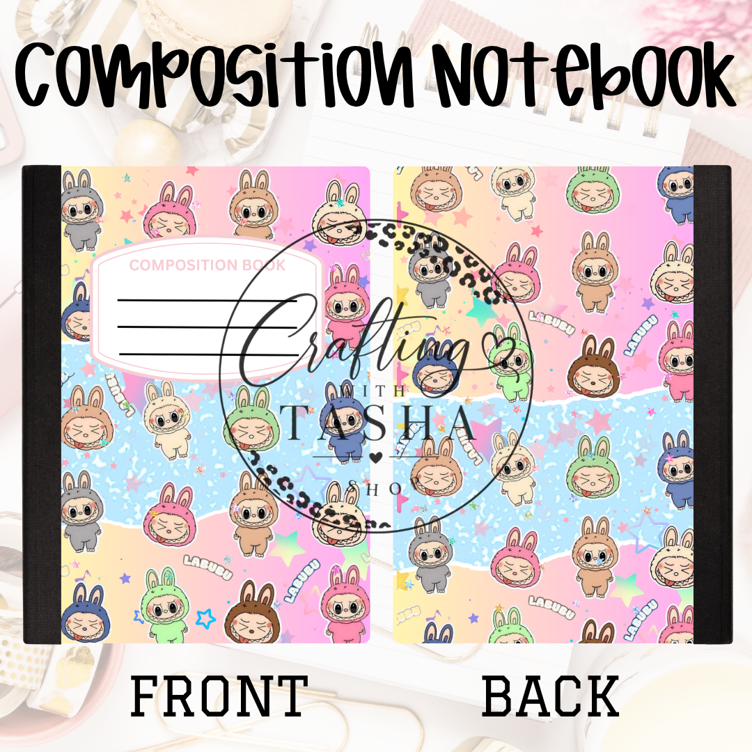 Multi La BOO BOO Composition Notebook
