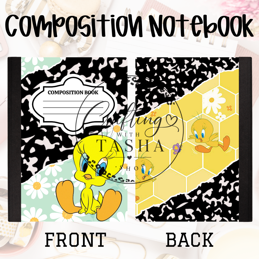 Yellow Bird Composition Notebook