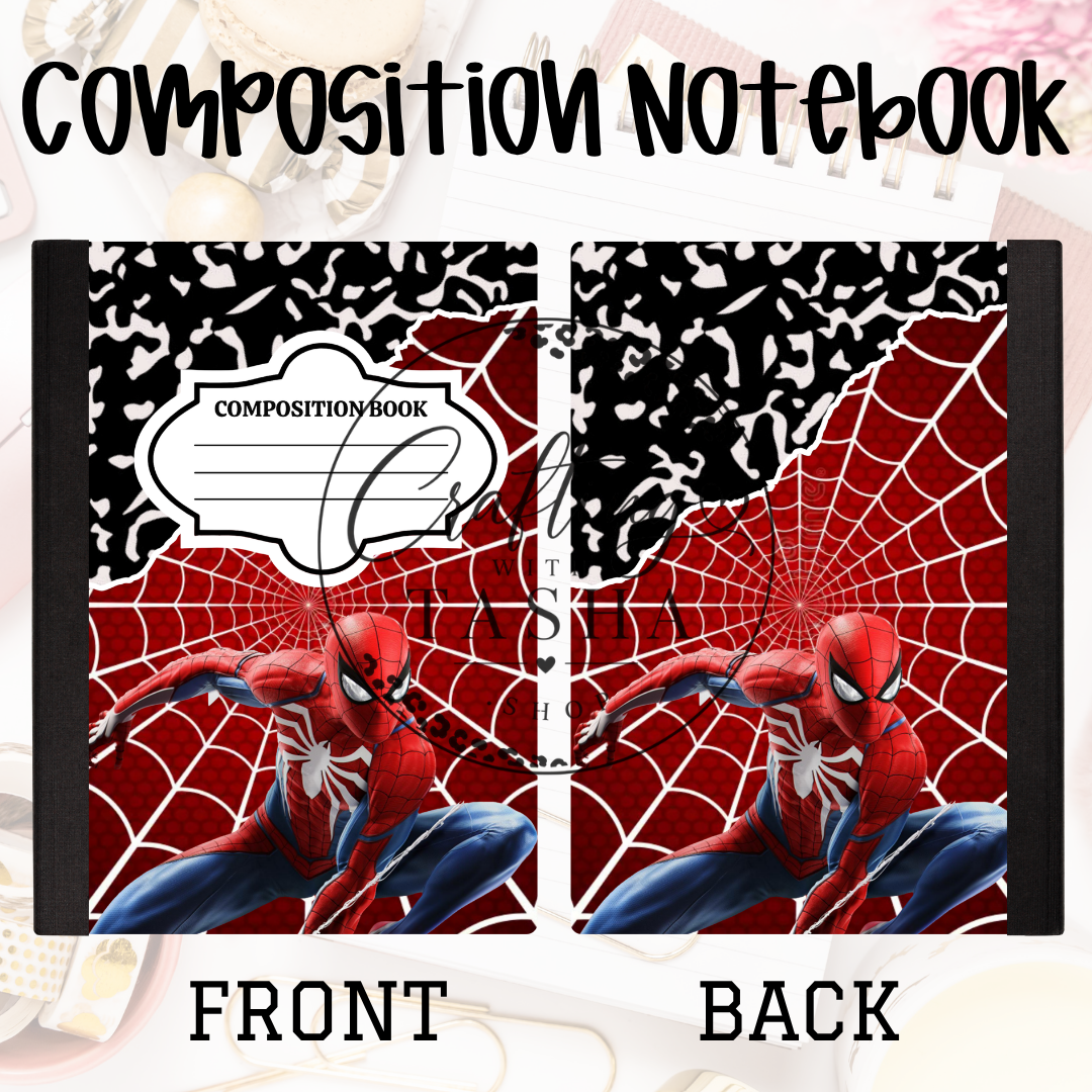Web and Spidey Guy Composition Notebook