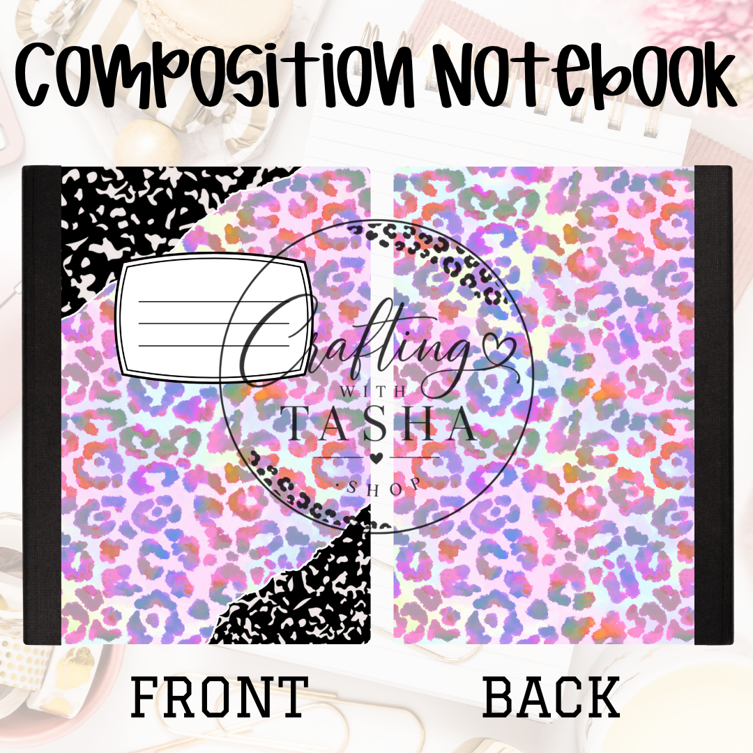 Rainbow Leopard Composition Notebook