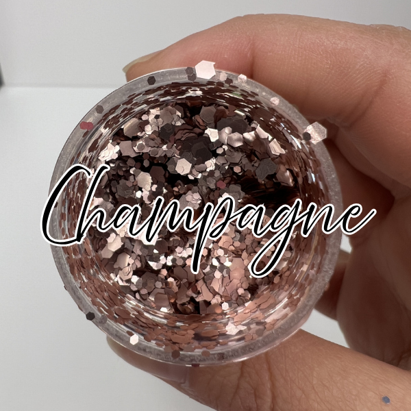 CHAMPAGNE - Chunky Glitter