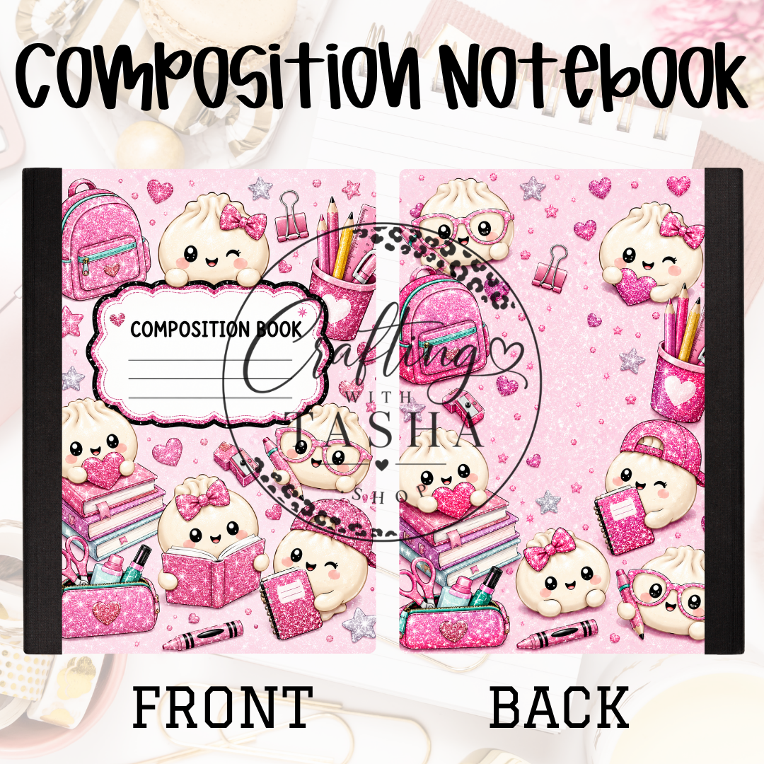 Dumpling Pink Composition Notebook