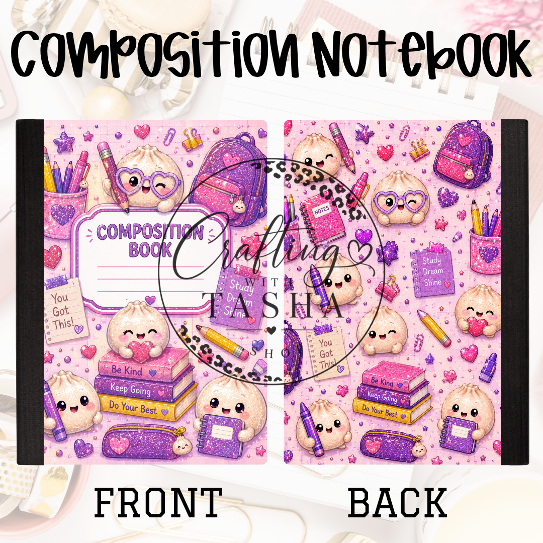 Dumpling Pink Composition Notebook