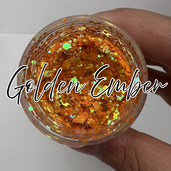 GOLDEN EMBER - Chunky Glitter