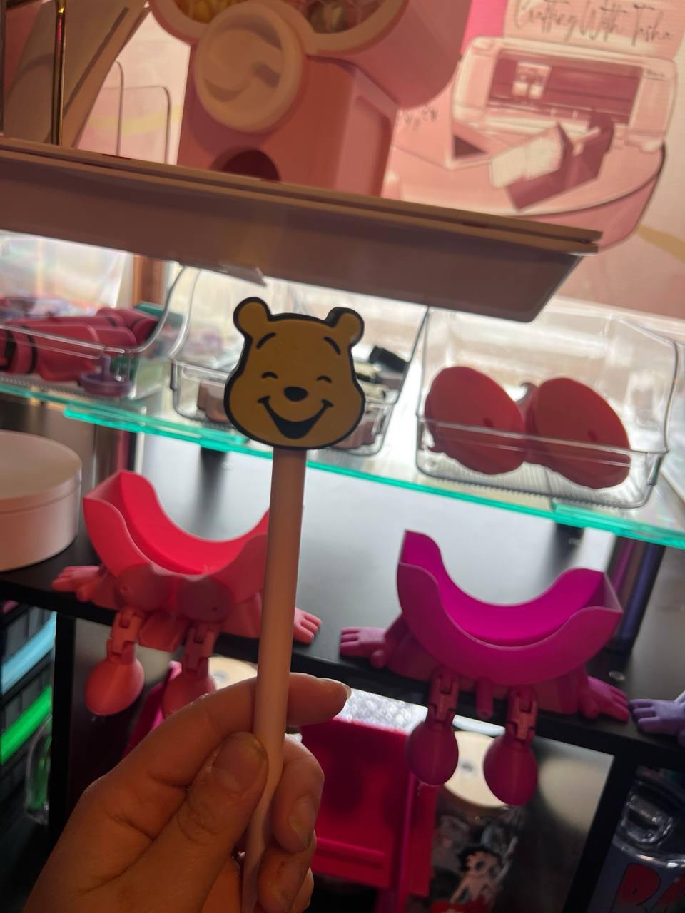 Yellow Bear 10mm Straw Topper (Stanley Straw Size) Straw Not Included